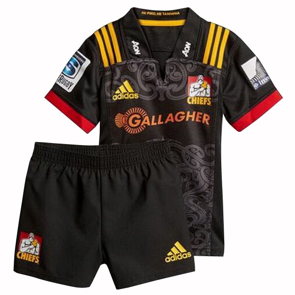 Tailandia Camiseta Chiefs 1ª Kit Niño 2018 Negro